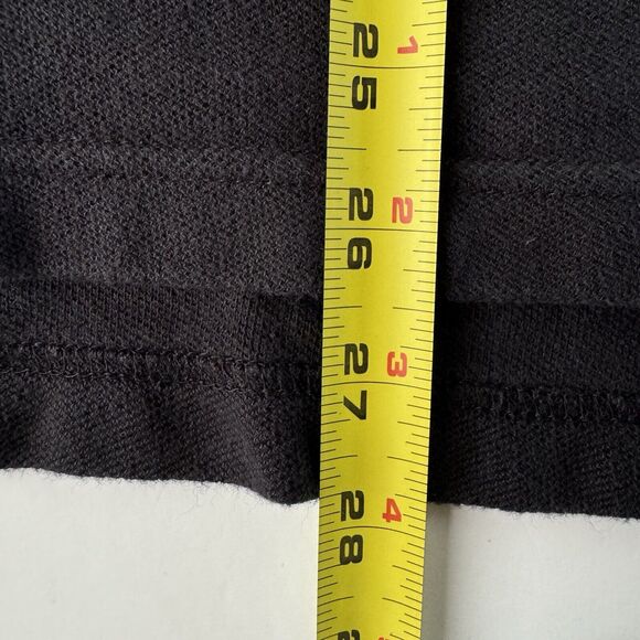 Chaps Polo Shirt Mens Long Sleeve  Embroidered Logo Black Size Large - Picture 8 of 12